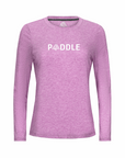 Women's Hybrid Long Sleeve Tee - Paddle Fuchsia