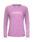 Women's Hybrid Long Sleeve Tee - Paddle Fuchsia
