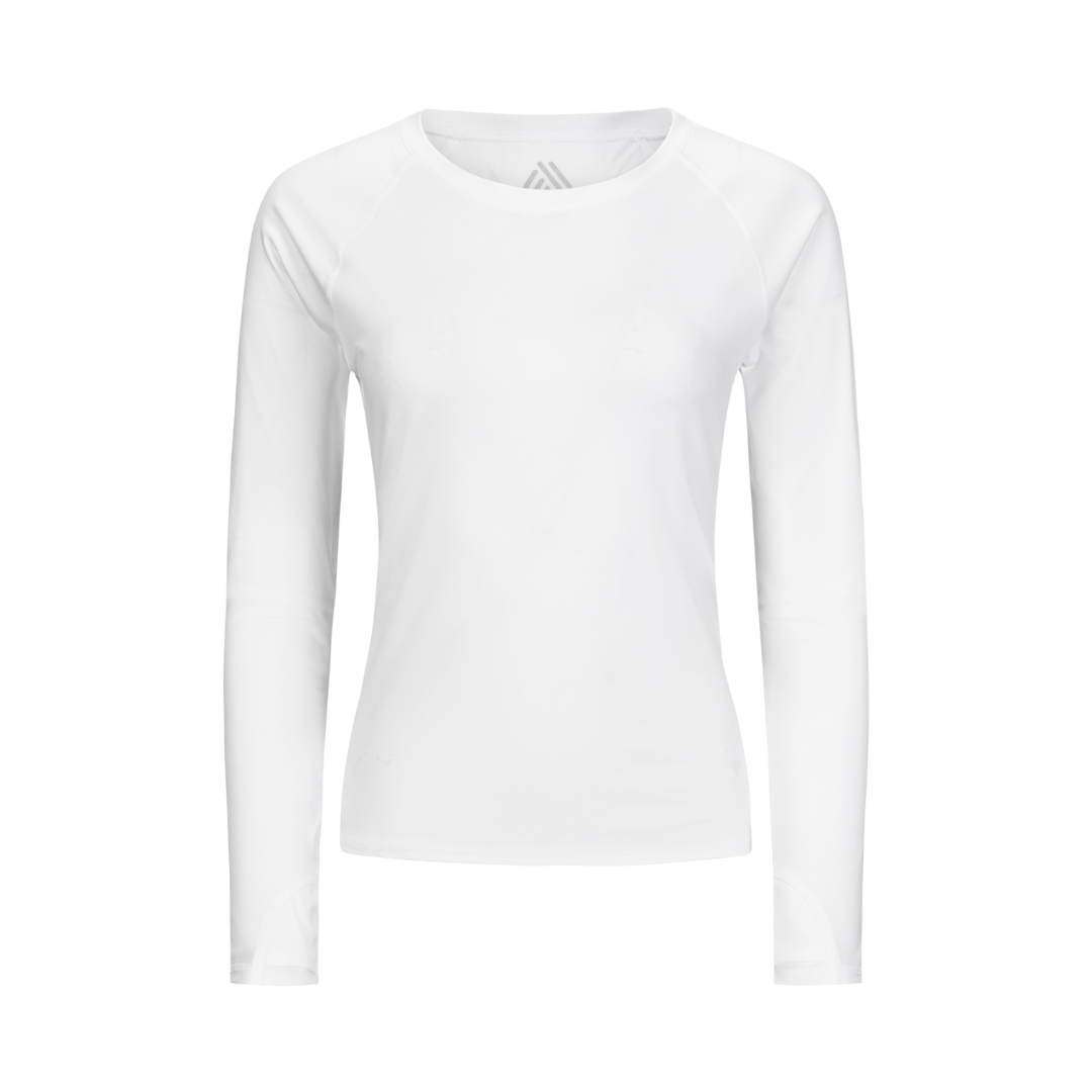 Women's Elite Long Sleeve Tee White