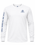 Unisex Vintage Cotton Long Sleeve Tee - Paddle White Paddle