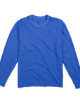 Unisex Vintage Cotton Long Sleeve Tee - Paddle Blue Paddle