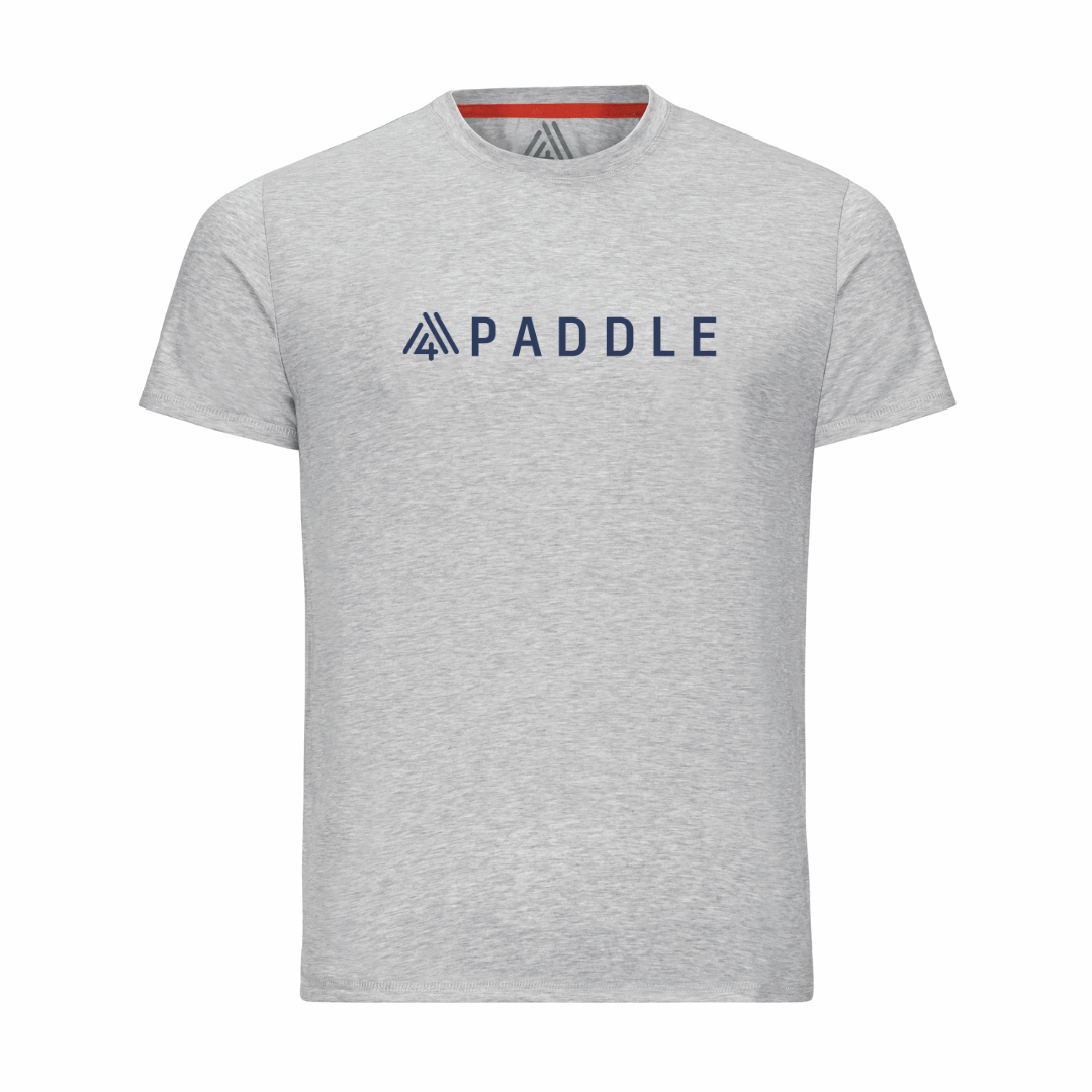 Youth Hybrid Tee - Paddle Heather Silver