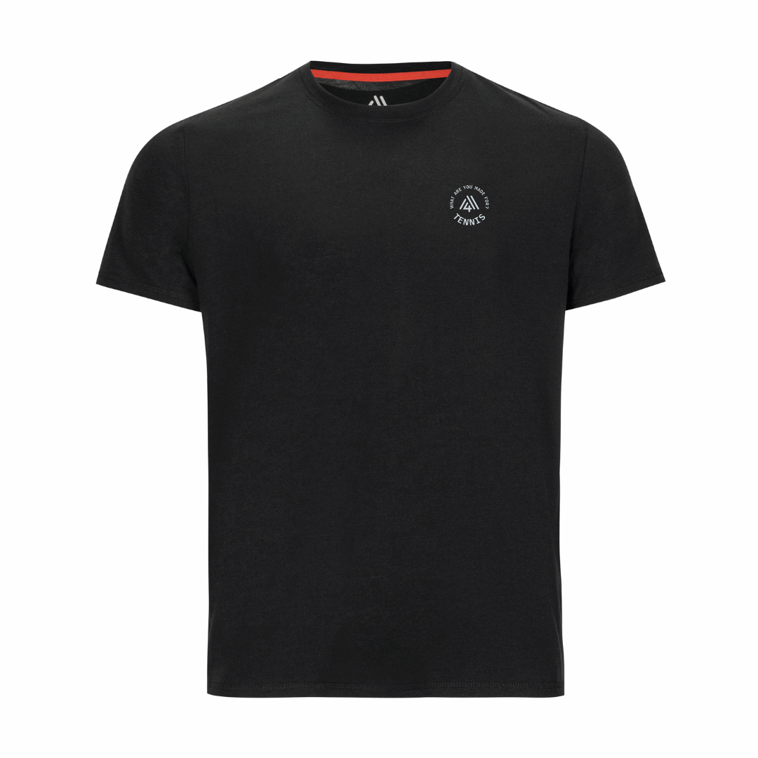 Men's Hybrid Tee - Tennis Black