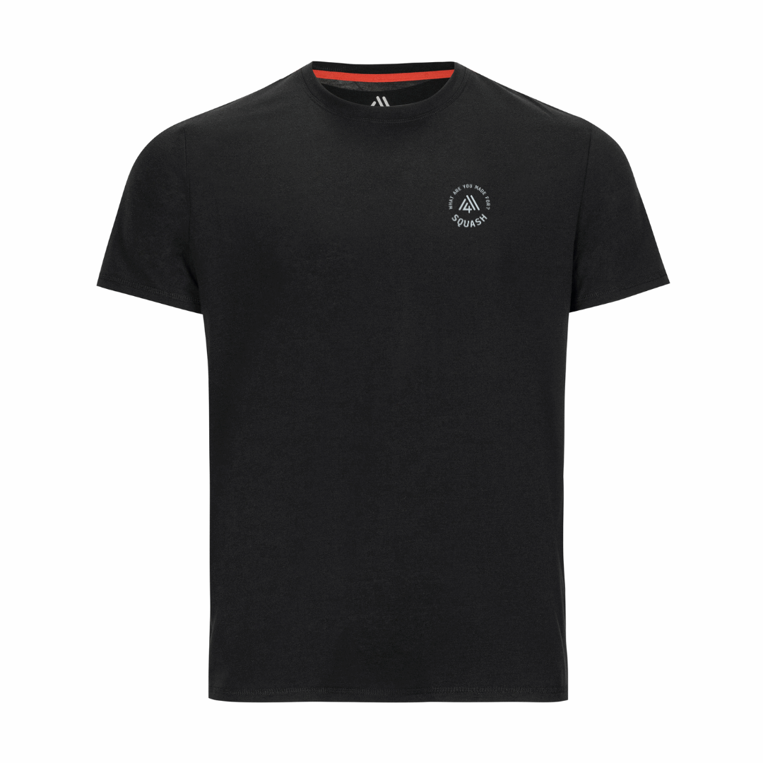 Men's Hybrid Tee - Squash Black