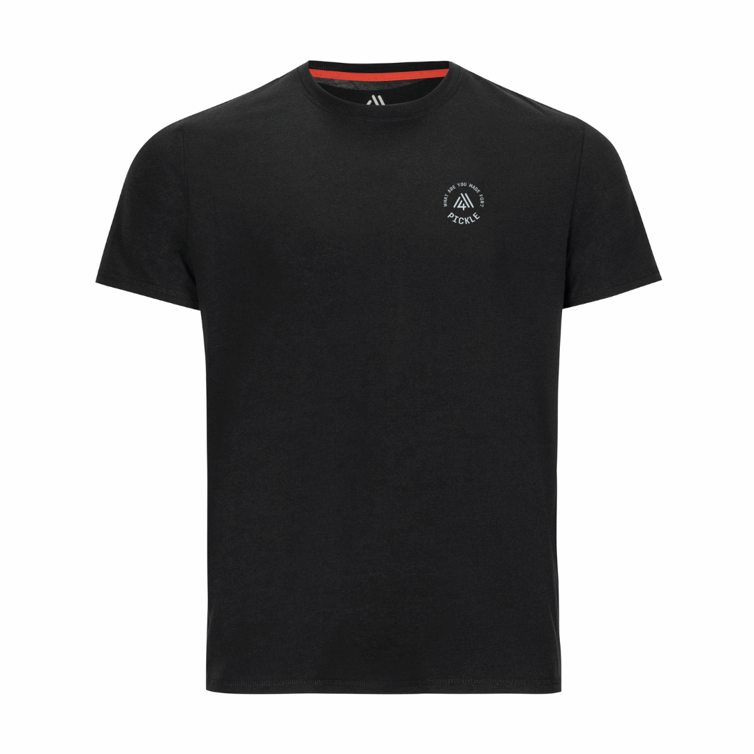 Men's Hybrid Tee - Pickle Black