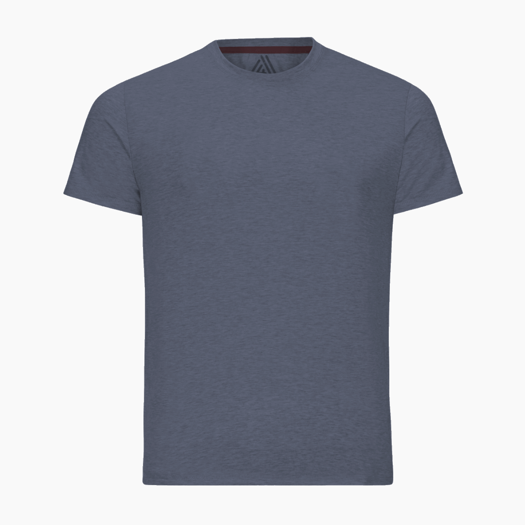 Youth Hybrid Tee Blue Indigo