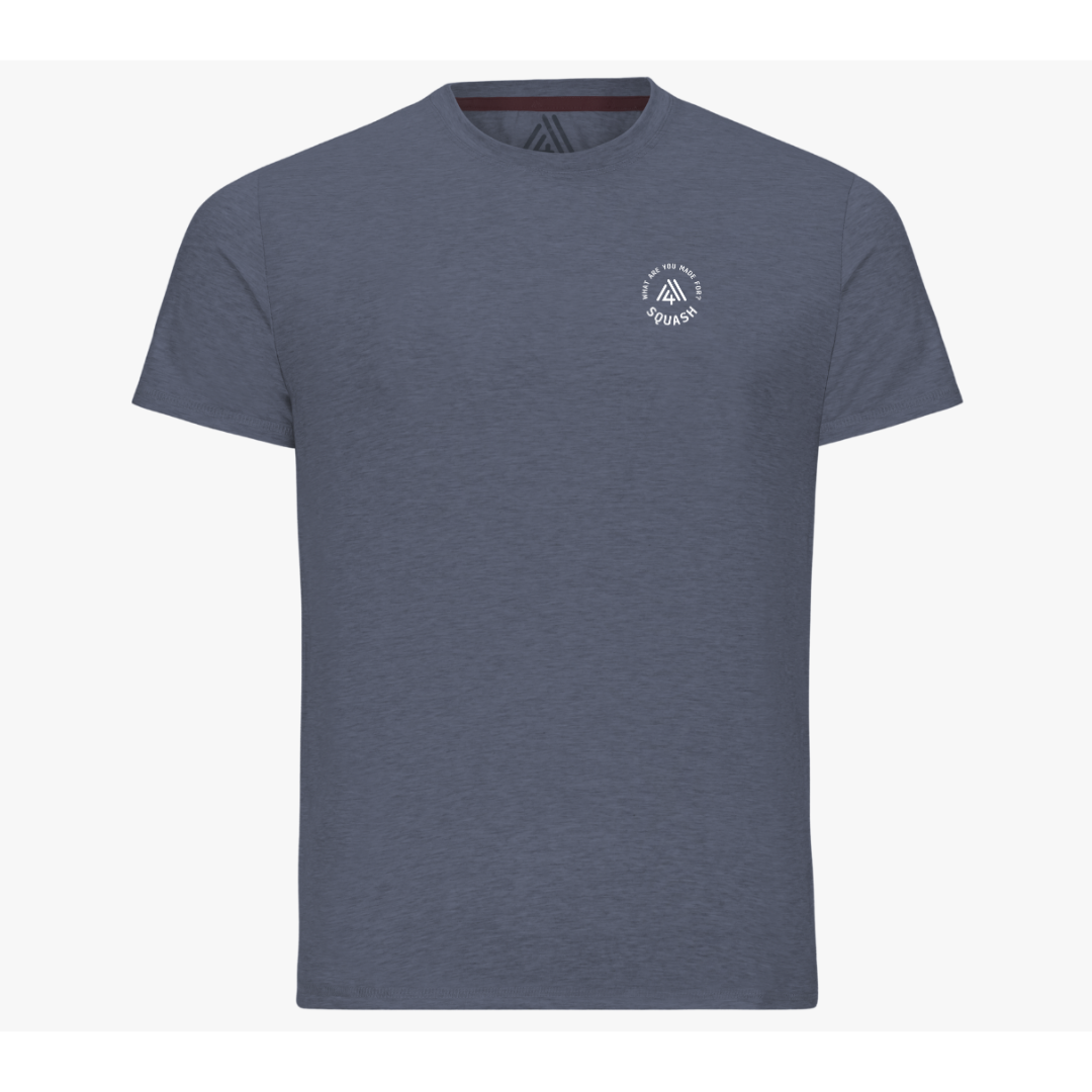 Men's Hybrid Tee - Squash Blue Indigo