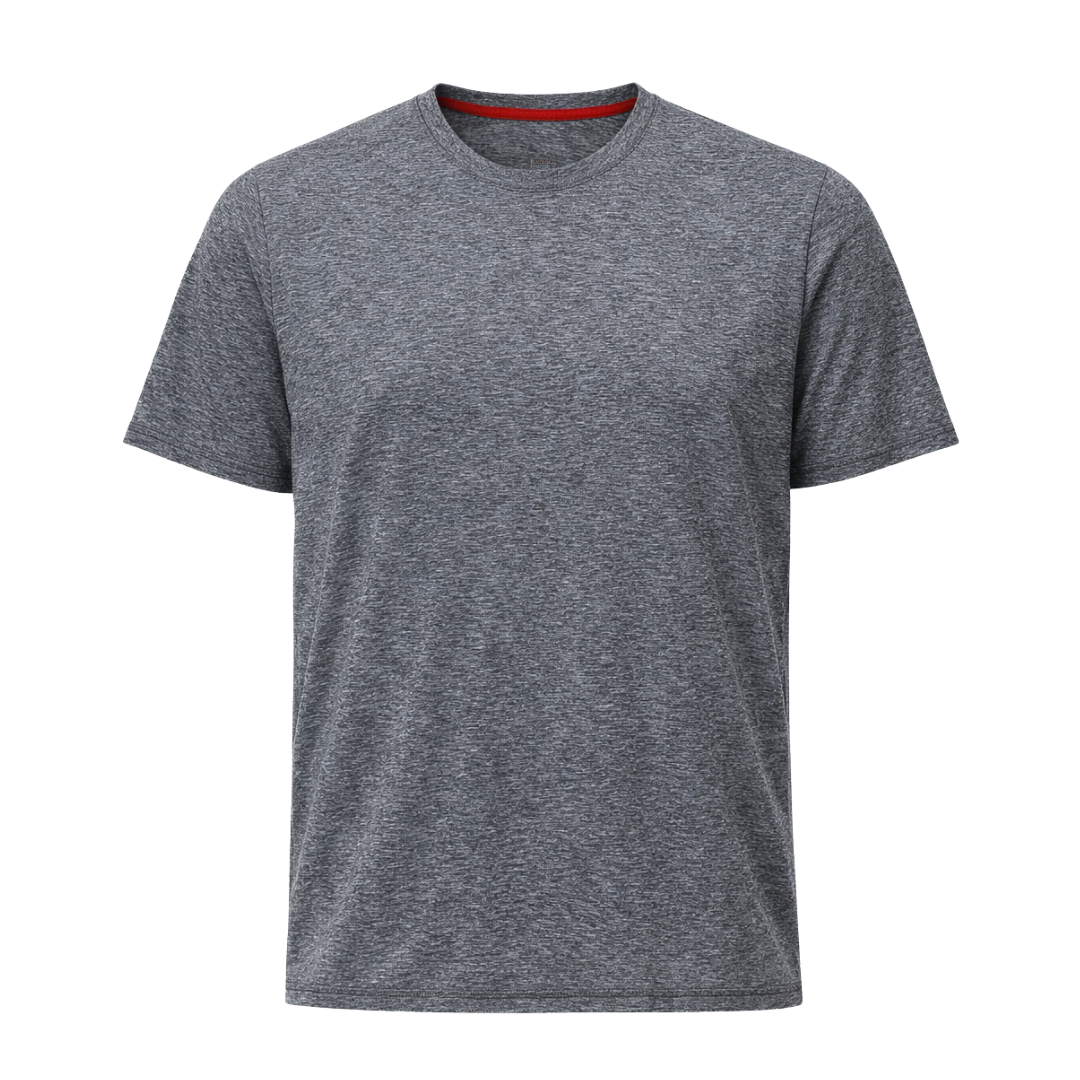 Men's Hybrid Tee Heather Grey