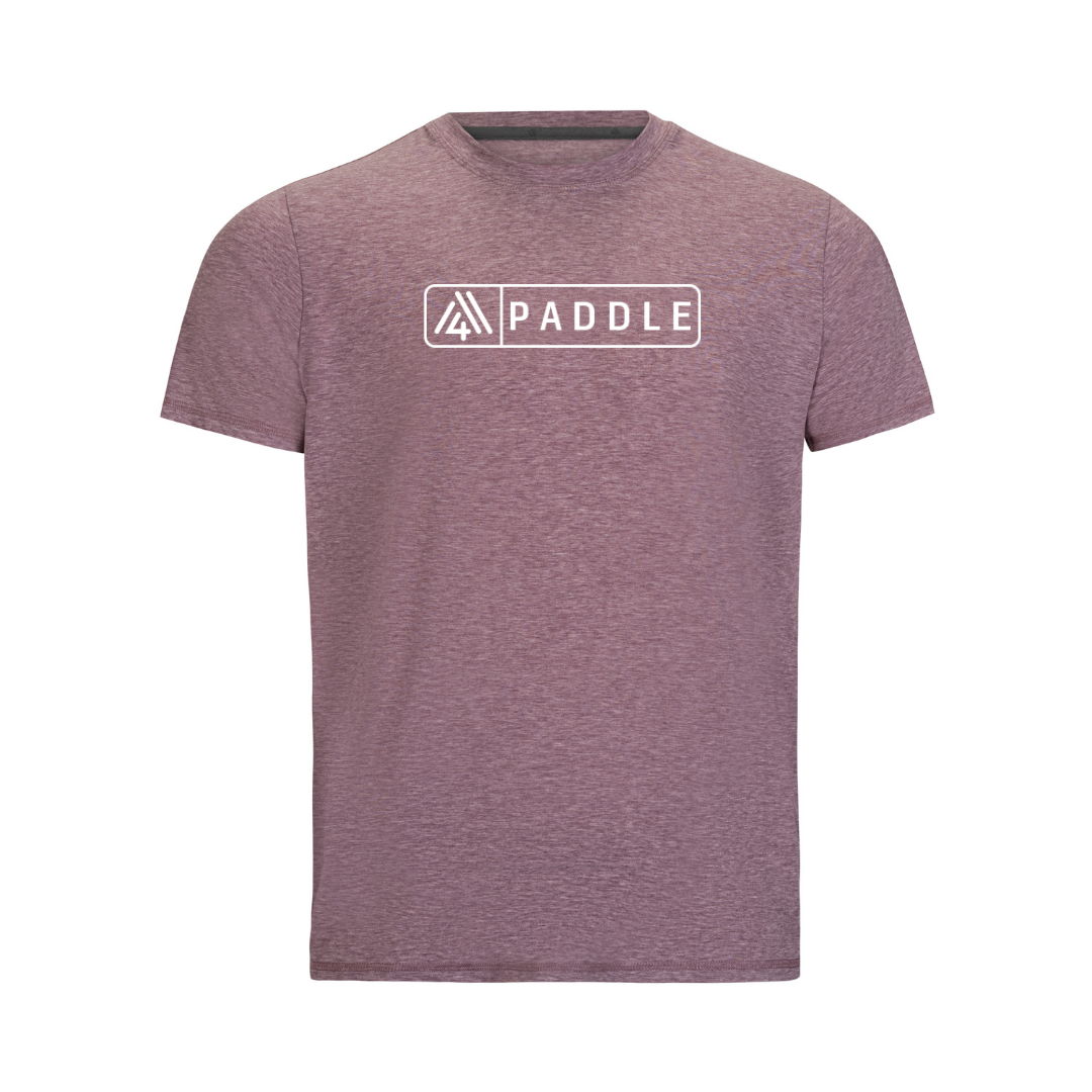 Men's WAYM4 Hybrid Tee - Paddle Heather Red