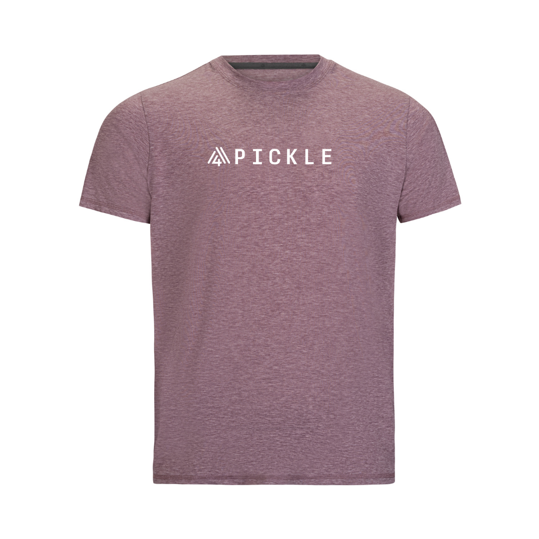 Men's Hybrid Tee - Pickle Heather Red