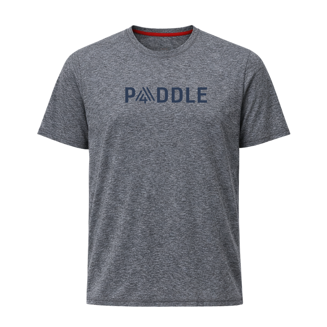 Men's Hybrid Tee - Paddle Heather Grey