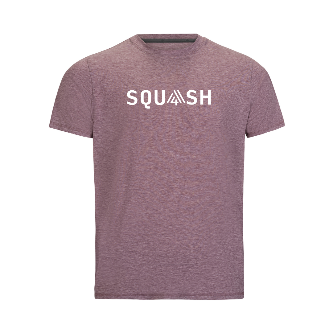 Men's Hybrid Tee - Squash Heather Red