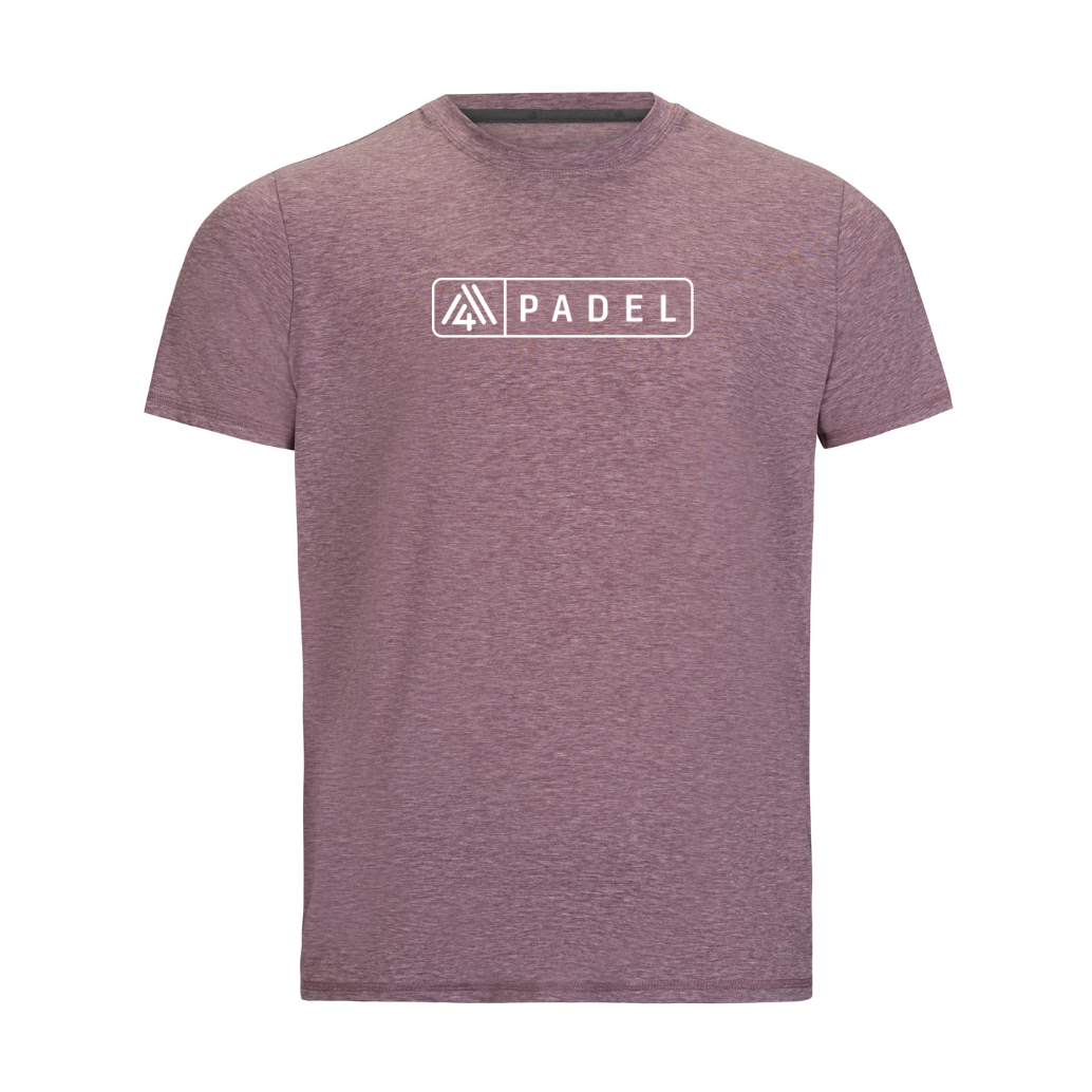 Men's WAYM4 Hybrid Tee - Padel Heather Red