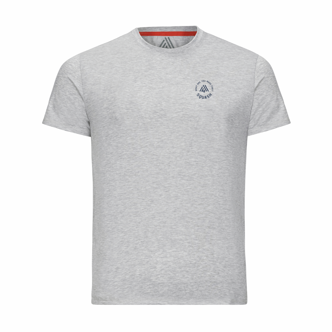 Men's Hybrid Tee - Squash Heather Silver