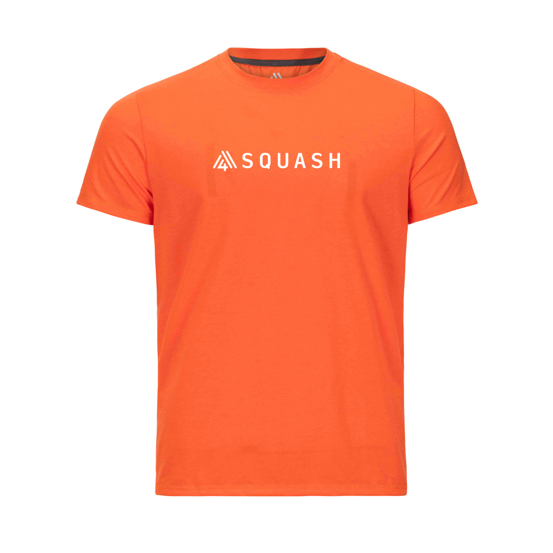 Men's Hybrid Tee - Squash Orange