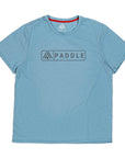 Men's Hybrid Tee - Paddle Arctic Blue