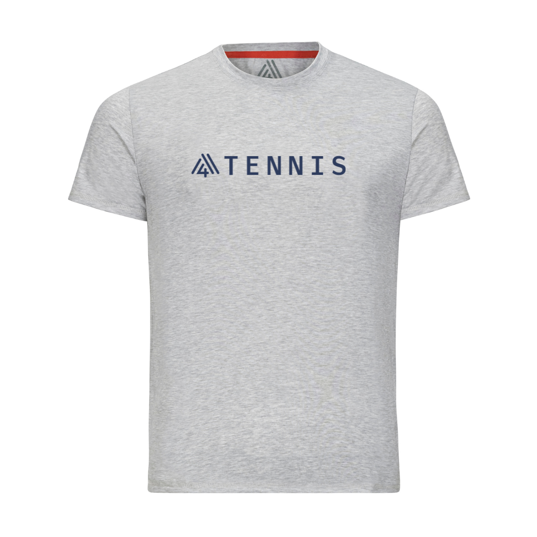 Men's Hybrid Tee - Tennis Heather Silver