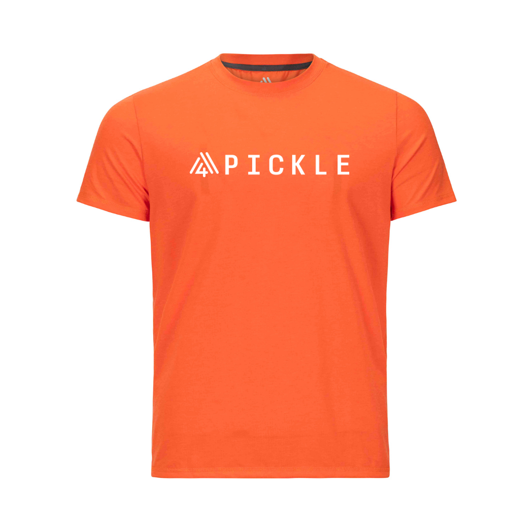 Men's Hybrid Tee - Pickle Orange