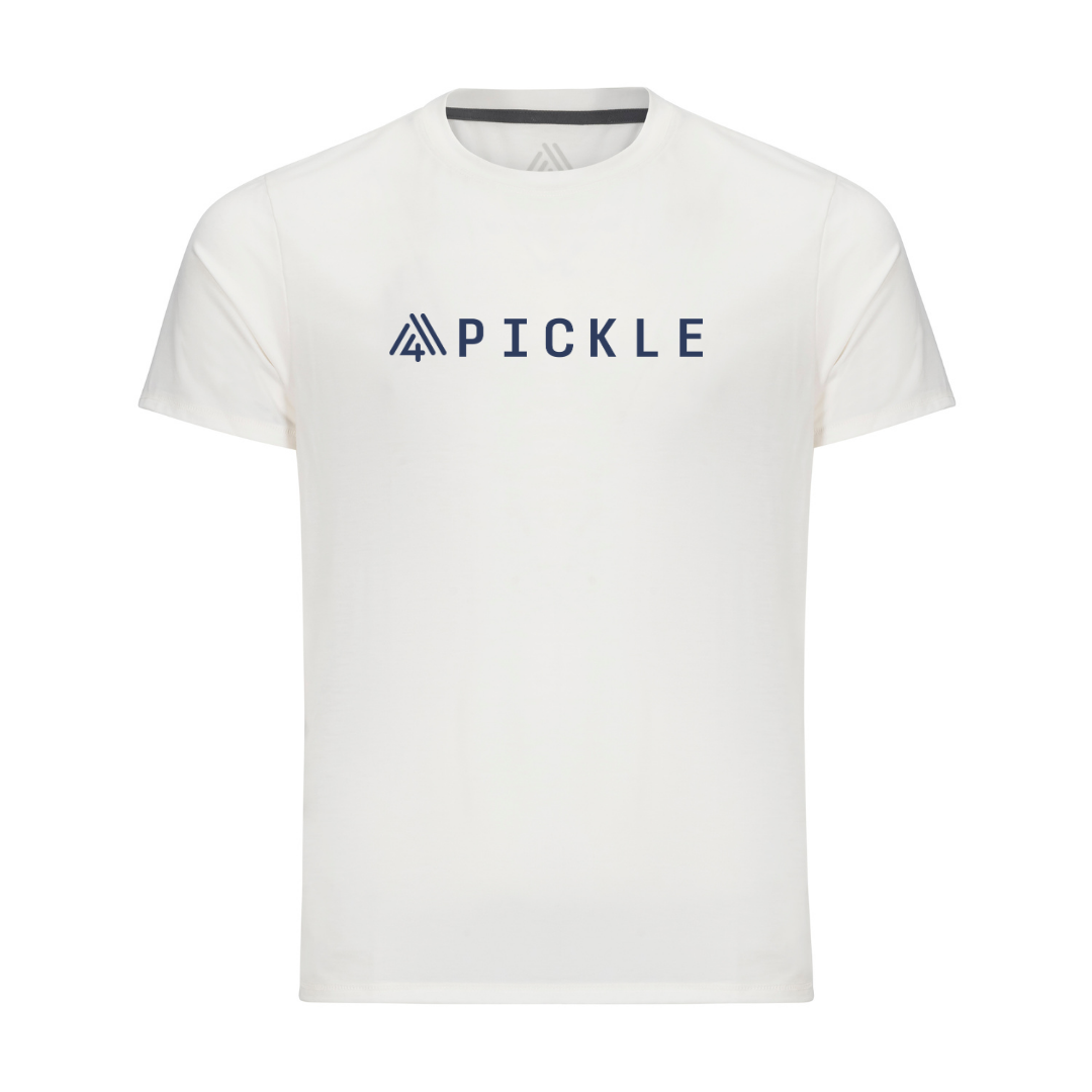 Men's Hybrid Tee - Pickle White