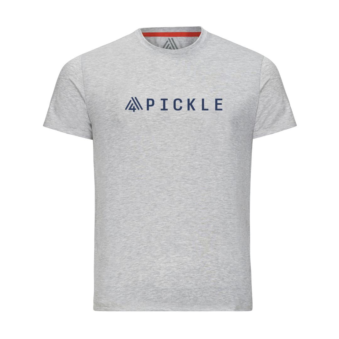 Men's Hybrid Tee - Pickle Heather Silver