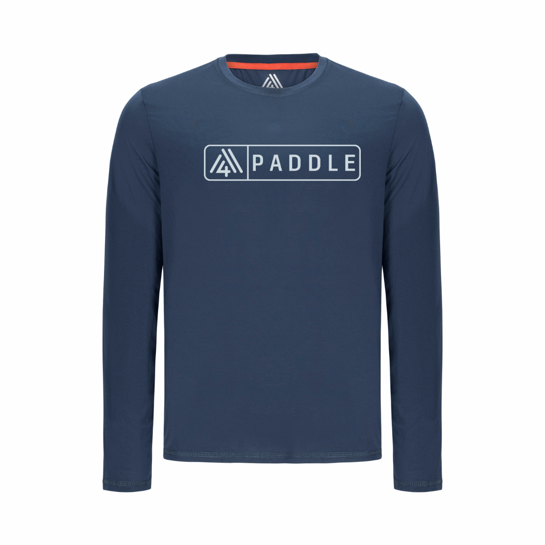 Men&#39;s Hybrid Long Sleeve Tee - Paddle Navy