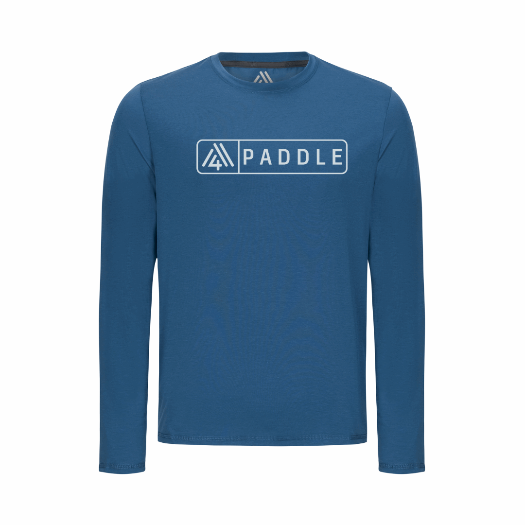 Men&#39;s Hybrid Long Sleeve Tee - Paddle Ensign Blue