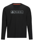 Men's Hybrid Long Sleeve Tee - Padel Black