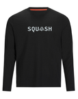 Men's Hybrid Long Sleeve Tee - Squash Black