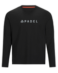 Men's Hybrid Long Sleeve Tee - Padel Black