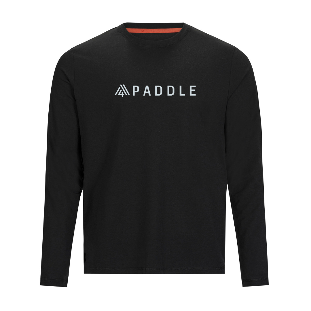 Men's Hybrid Long Sleeve Tee - Paddle Black