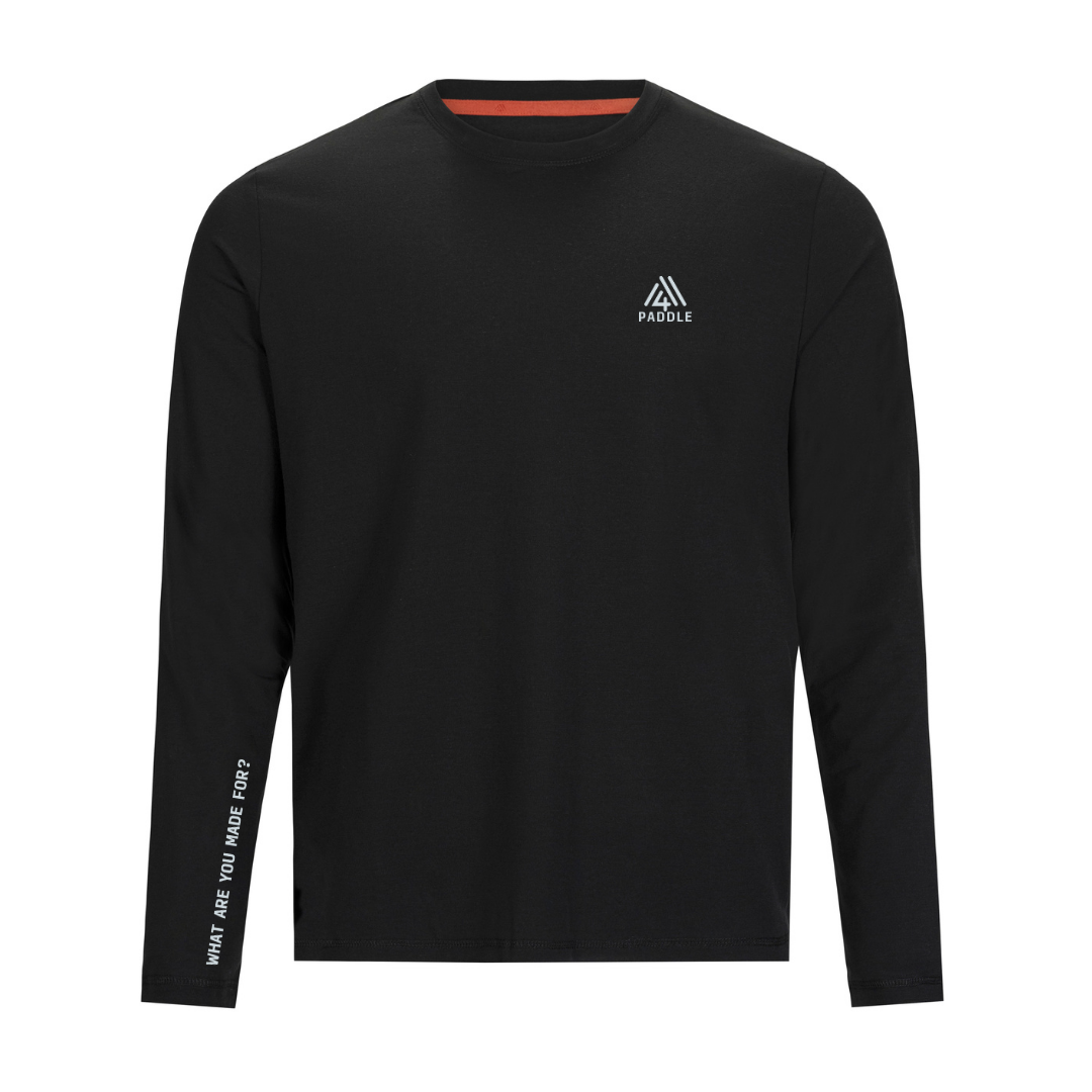 Men's WAYM4 Hybrid Long Sleeve Tee - Paddle Black