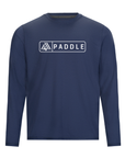 Men's Hybrid Long Sleeve Tee - Paddle Blue Indigo