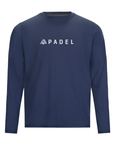 Men's Hybrid Long Sleeve Tee - Padel Blue Indigo
