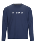 Men's Hybrid Long Sleeve Tee - Tennis Blue Indigo