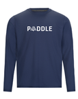 Men's Hybrid Long Sleeve Tee - Paddle Blue Indigo