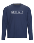 Men's Hybrid Long Sleeve Tee - Pickle Blue Indigo