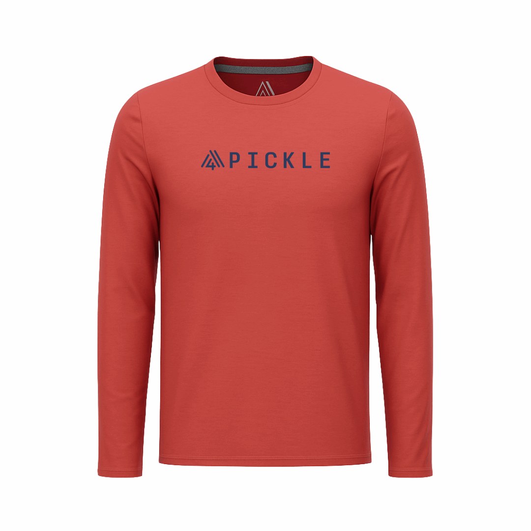 Men's Hybrid Long Sleeve Tee - Pickle