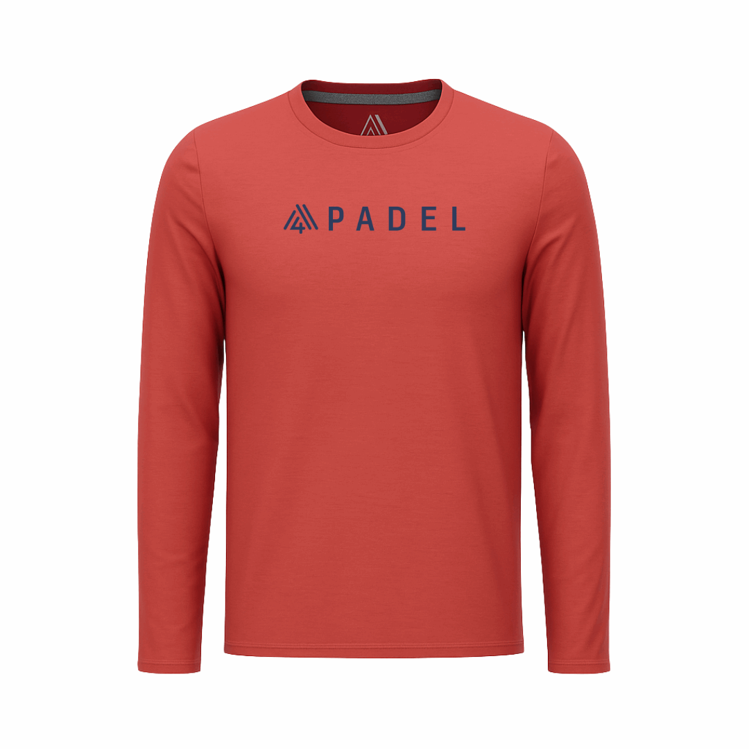 Men's Hybrid Long Sleeve Tee - Padel Brick