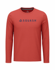 Men's Hybrid Long Sleeve Tee - Squash Brick