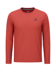 Men's WAYM4 Hybrid Long Sleeve Tee - Tennis Brick