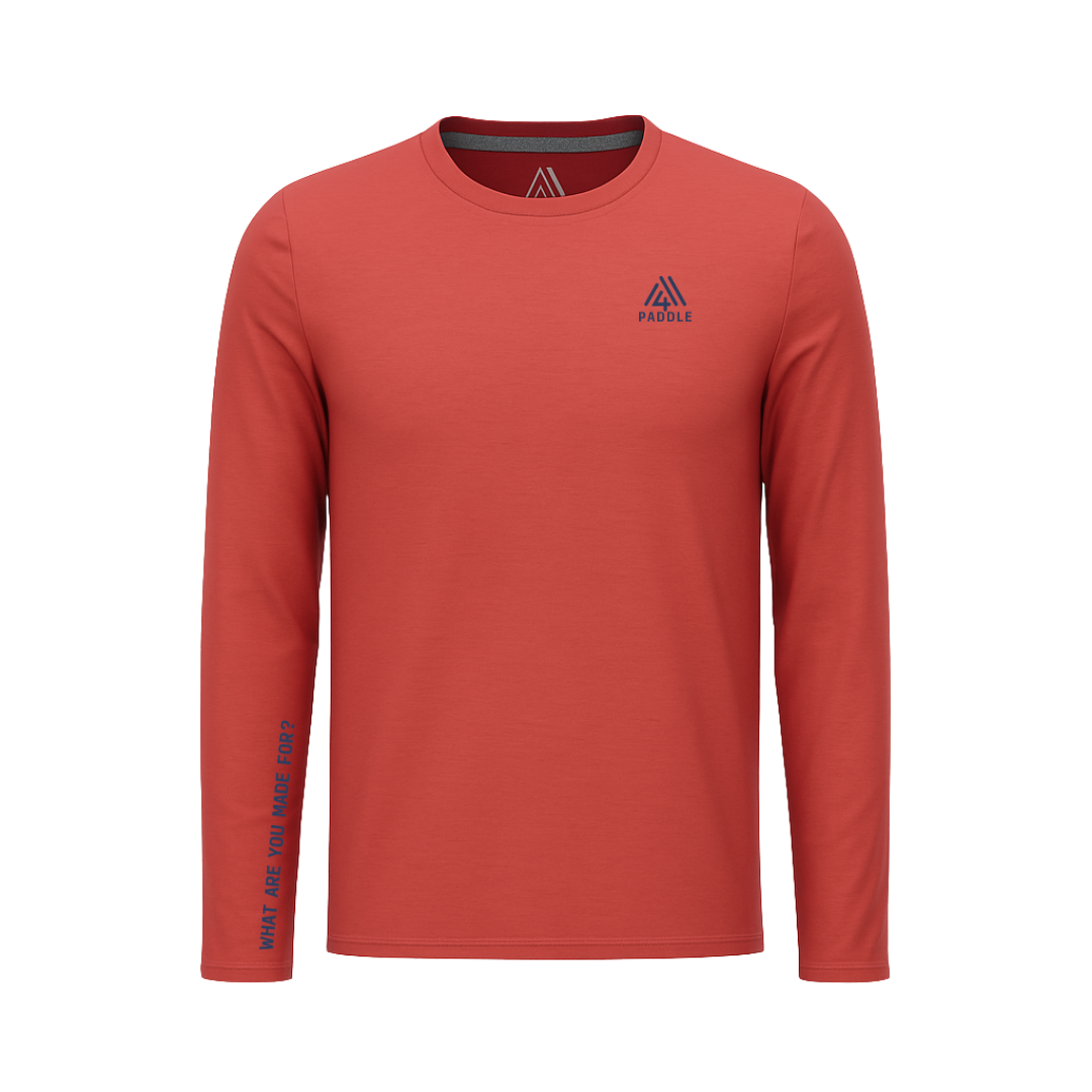 Men's WAYM4 Hybrid Long Sleeve Tee - Paddle Brick