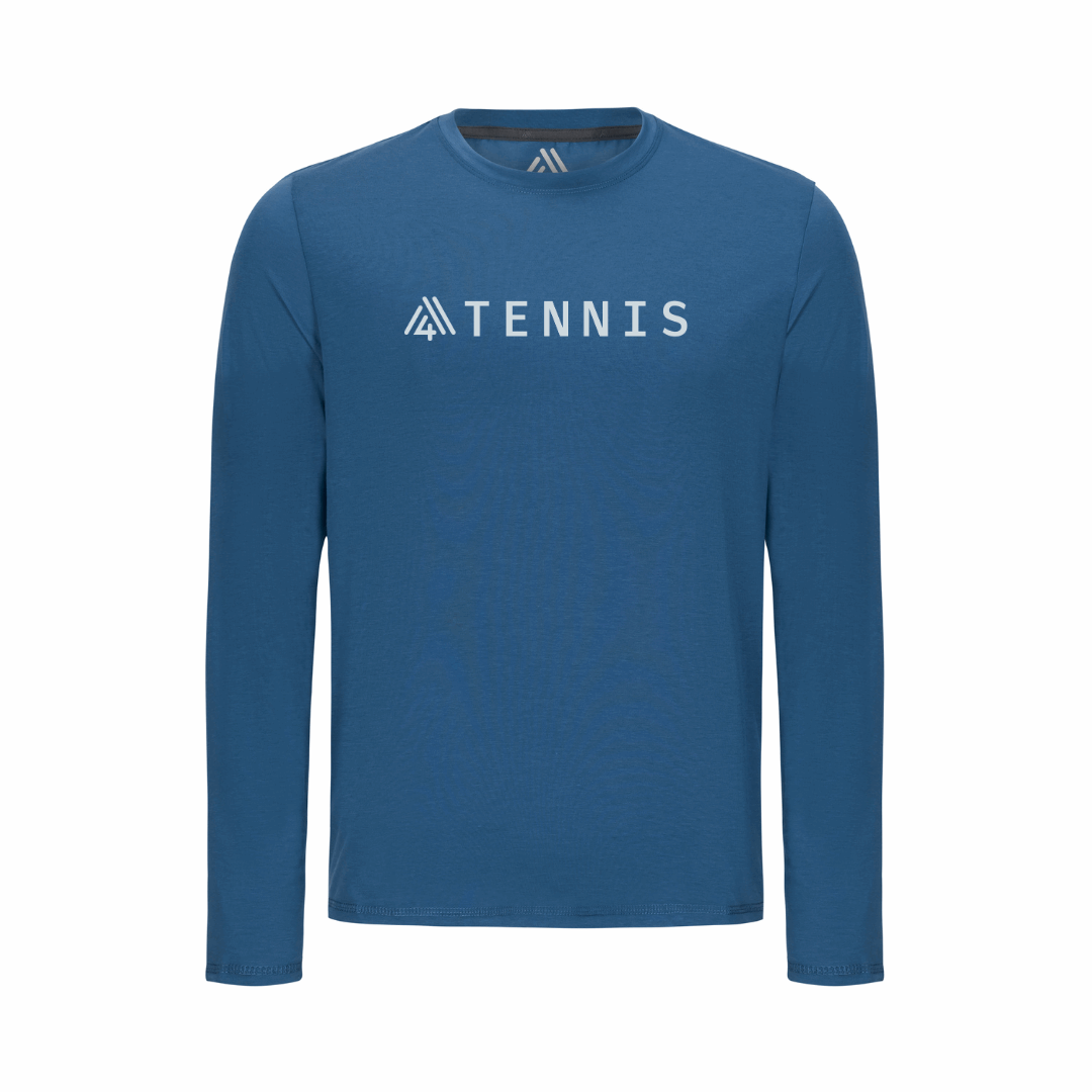 Men's Hybrid Long Sleeve Tee - Tennis Ensign Blue