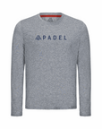 Men's Hybrid Long Sleeve Tee - Padel Heather Grey
