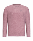 Men's Hybrid Long Sleeve Tee - Pickle Heather Red