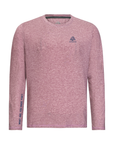 Men's WAYM4 Hybrid Long Sleeve Tee - Squash Heather Red
