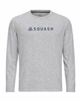 Men's Hybrid Long Sleeve Tee - Squash Heather Silver