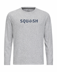 Men's Hybrid Long Sleeve Tee - Squash Heather Silver