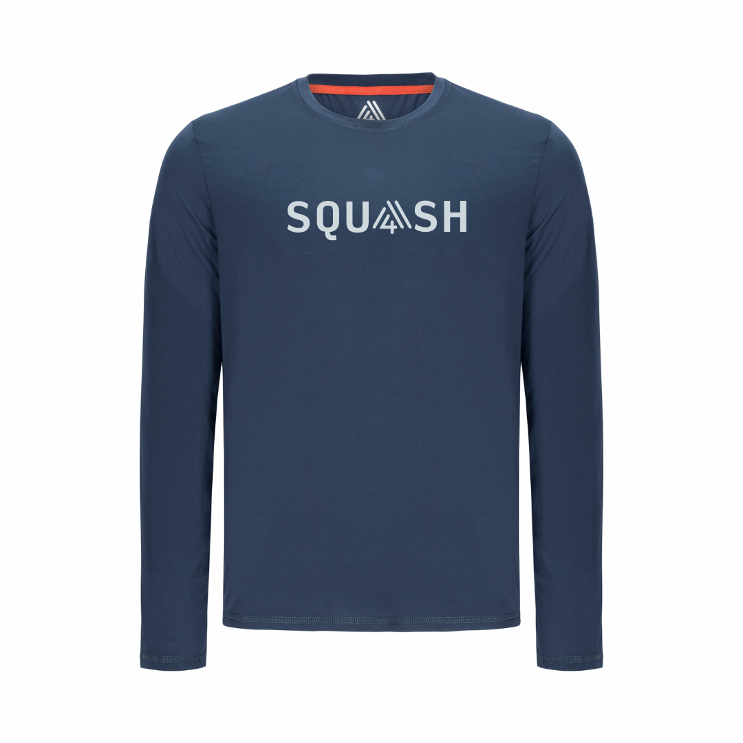 Men's Hybrid Long Sleeve Tee - Squash Navy