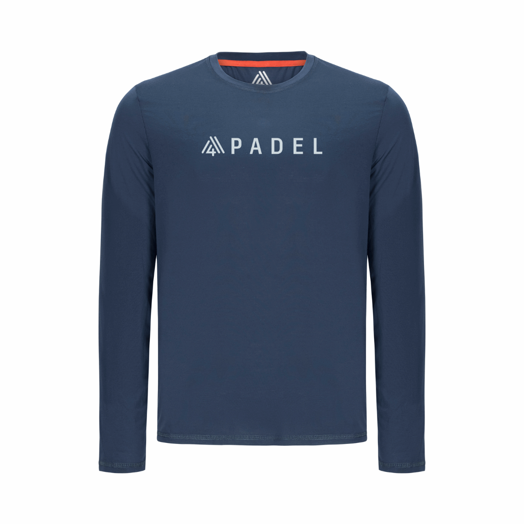 Men's Hybrid Long Sleeve Tee - Padel Navy