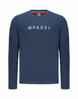 Men's Hybrid Long Sleeve Tee - Padel Navy